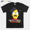 The Simpsons Funny Face Pablo Escobar Narcos Unisex T-Shirt