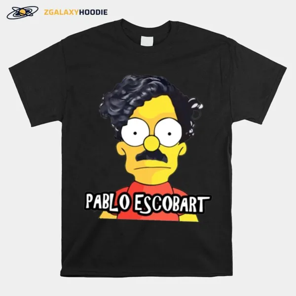 The Simpsons Funny Face Pablo Escobar Narcos Unisex T-Shirt