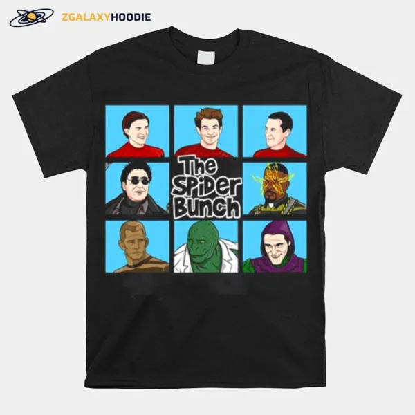 The Spider Bunch No Way Home X The Brady Bunch Unisex T-Shirt