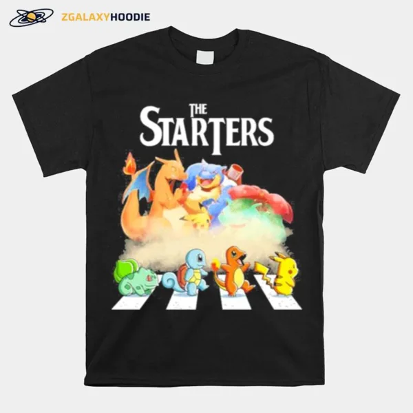 The Starters Pokemon Picachu Unisex T-Shirt