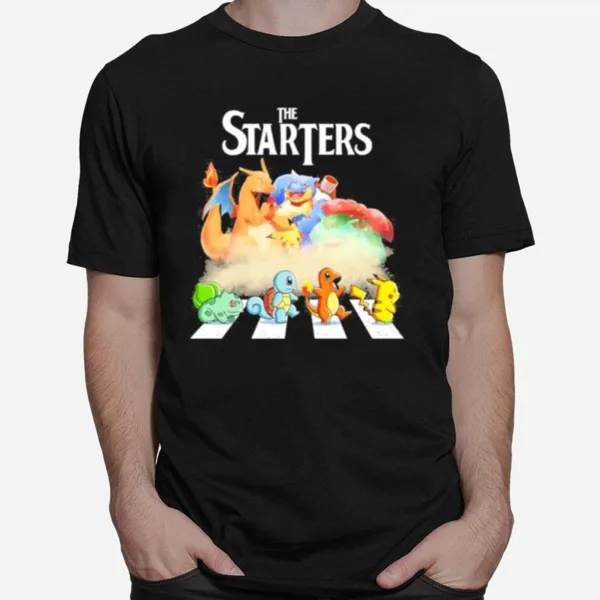 The Starters Pokemon Picachu Unisex T-Shirt