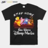 The Winnie The Pooh Face Mask Stay Home And Watch Disney Movies Unisex T-Shirt