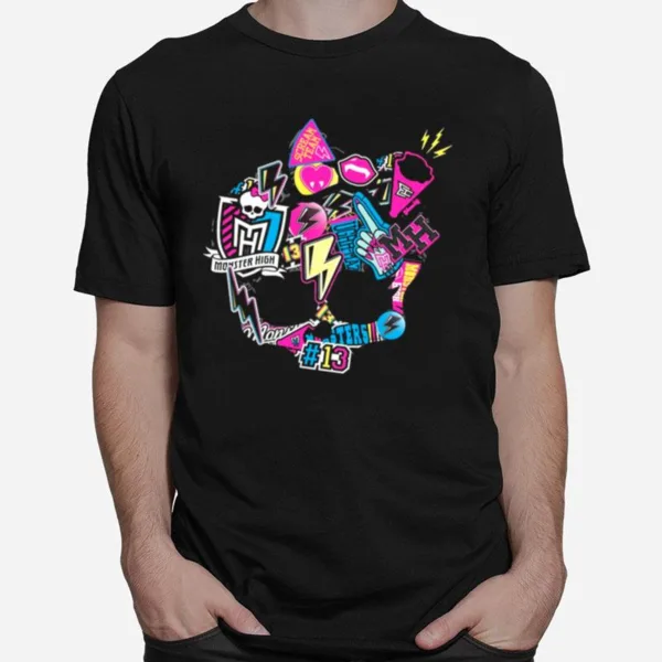 Thirteen Monster High Skull Unisex T-Shirt