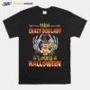 This Crazy Dog Lady Labrador Loves Halloween Unisex T-Shirt