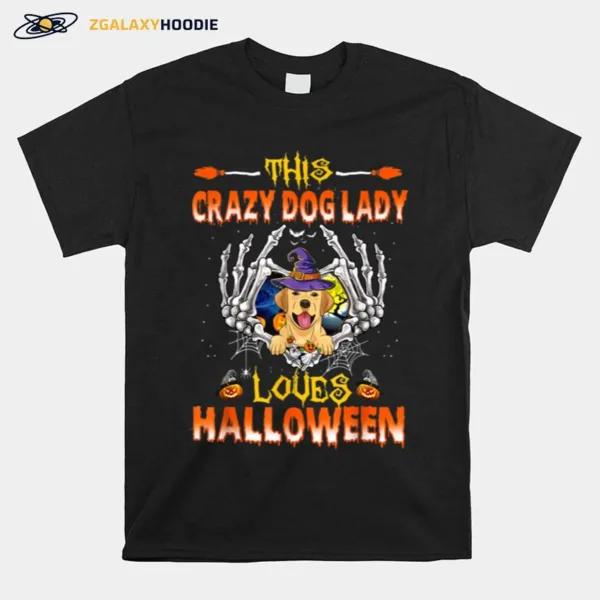 This Crazy Dog Lady Labrador Loves Halloween Unisex T-Shirt