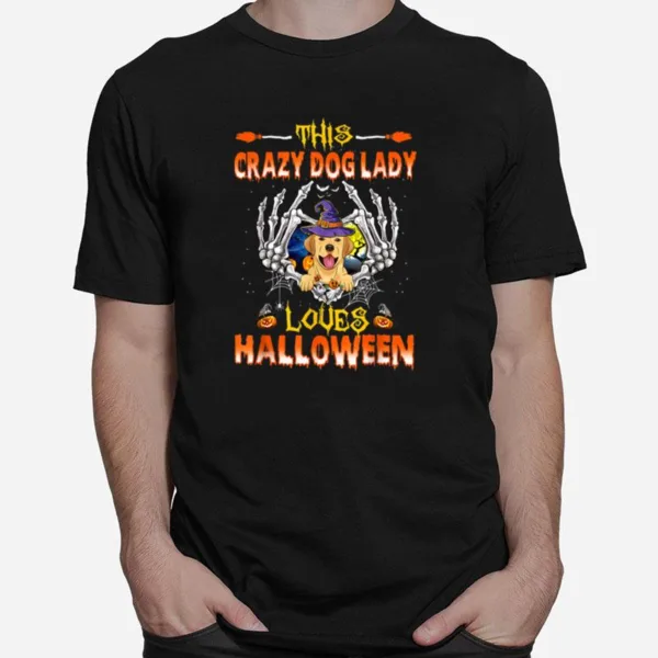 This Crazy Dog Lady Labrador Loves Halloween Unisex T-Shirt