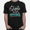 This Queen Was Born In September Living My Best Life Crown Unisex T-Shirt