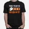 This Year Is Boo Sheet Boo Ghost Halloween Periodic Table Unisex T-Shirt