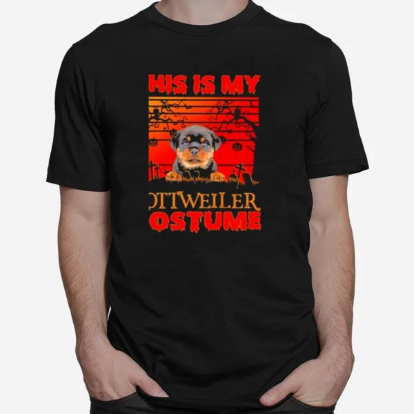 This is my Rottweiler Costume vintage Halloween shirt Unisex T-Shirt