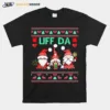 Three Gnomes Uff Da Ugly Christmas Unisex T-Shirt