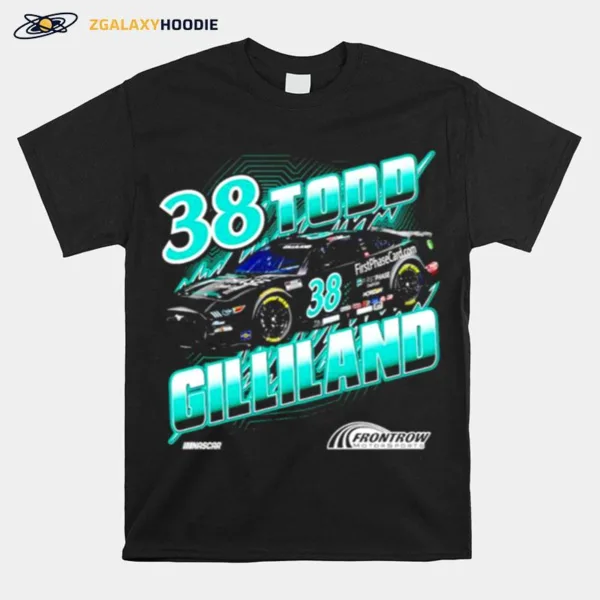 Todd Gilliland Checkered Flag Black First Phase Groove Unisex T-Shirt