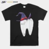 Tooth Witch Lazy Halloween Costume Dentist Dental Hygienist Unisex T-Shirt