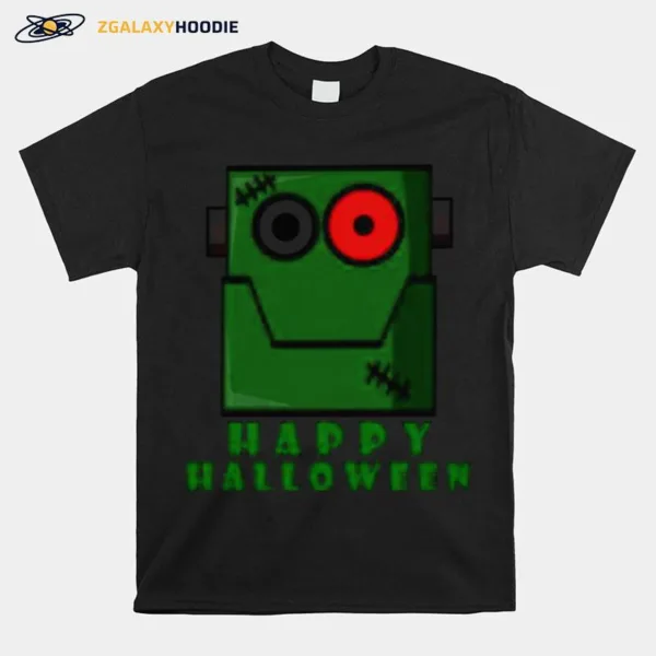 Top Frankenstein Happy Halloween Unisex T-Shirt