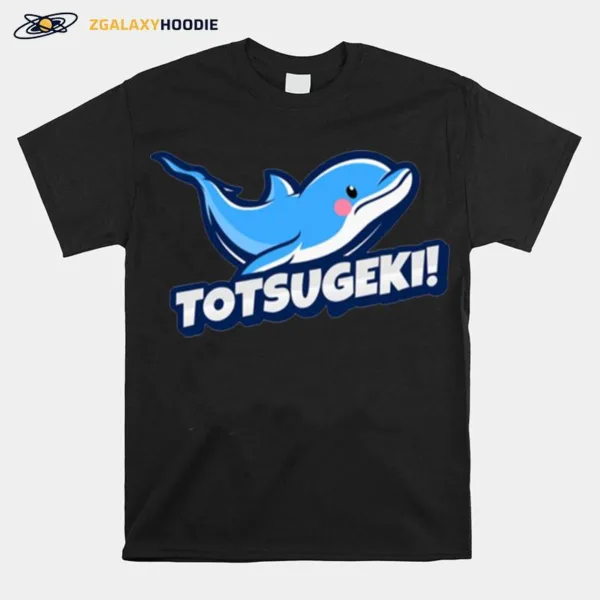 Totsugeki Logo Dolphin Ocean Unisex T-Shirt