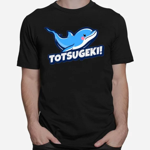 Totsugeki Logo Dolphin Ocean Unisex T-Shirt