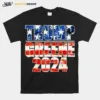 Trump Greene 2024 Gop Maga Republican American Flag Tee Unisex T-Shirt