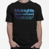 Ts Taylor Swft Midnights 3Am Version The Great War Bigger Than The Whole Sky Unisex T-Shirt