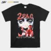 Tupac 2Pac All Eyez On Me Retro Unisex T-Shirt