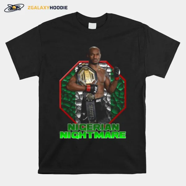 Ufc Welterweight Champion Kamaru Usman Nigerian Nightmare Unisex T-Shirt