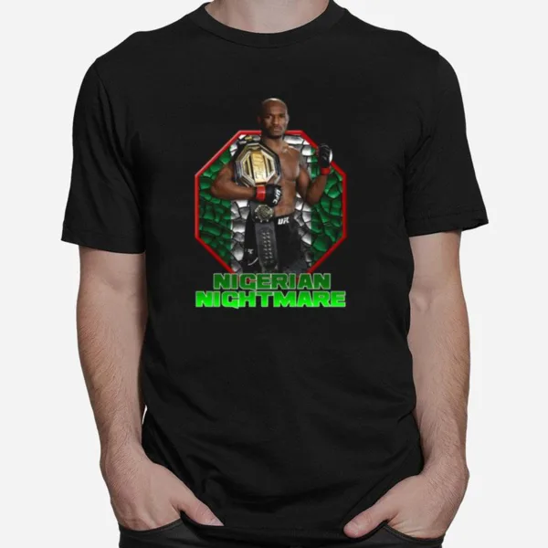 Ufc Welterweight Champion Kamaru Usman Nigerian Nightmare Unisex T-Shirt