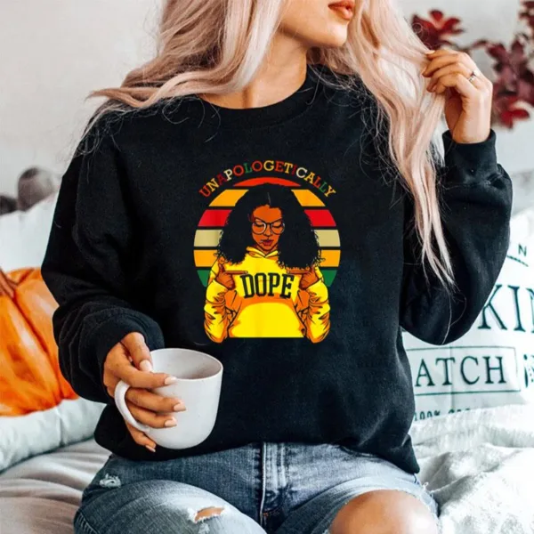 Unapologetically Dope Vintage Sunset Unisex T-Shirt