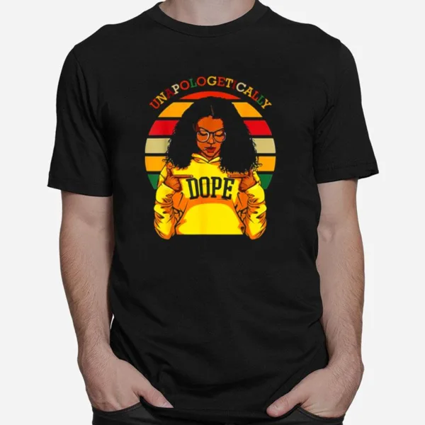 Unapologetically Dope Vintage Sunset Unisex T-Shirt