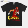 Urup Red Animated Design George Pickens Football Unisex T-Shirt