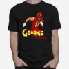 Urup Red Animated Design George Pickens Football Unisex T-Shirt