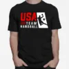 Usa Team Handball Logo Unisex T-Shirt