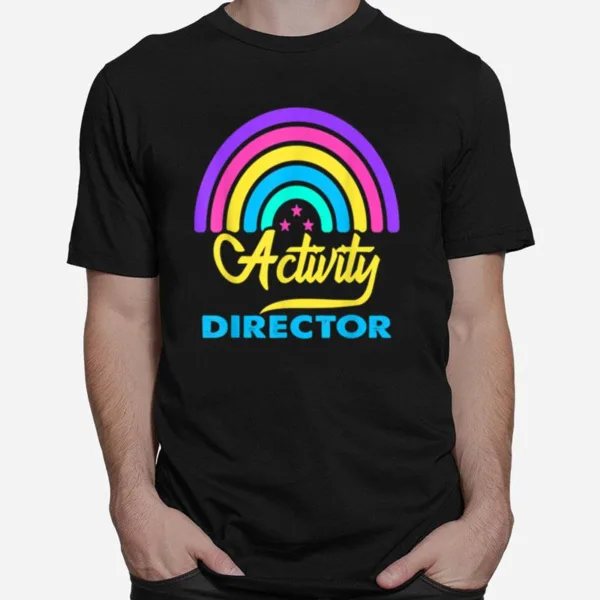 Vintage Activity Director Teacher Rainbow Professionals Unisex T-Shirt