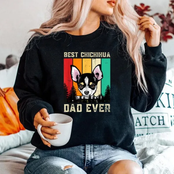 Vintage Best Chichihua Dad Ever Fathers Day T B09Zkyc96Q Unisex T-Shirt