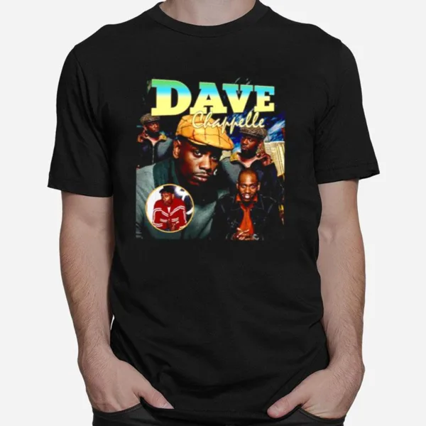 Vintage Design Comedian Dave Chappelle Unisex T-Shirt