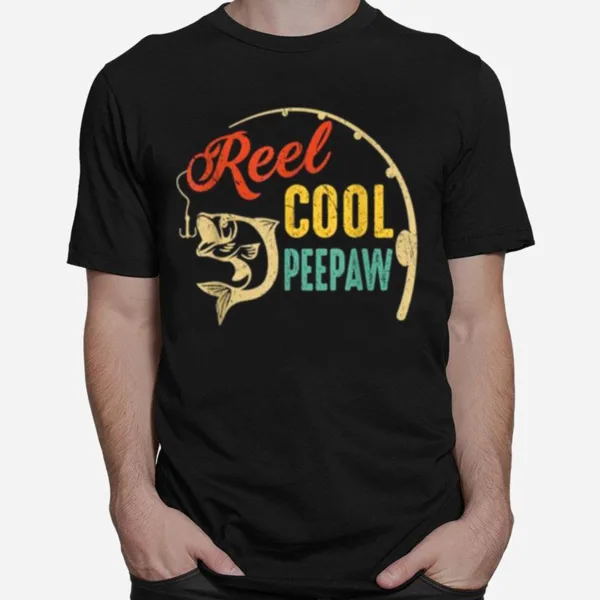 Vintage Fishing Reel Cool Peepaw Unisex T-Shirt