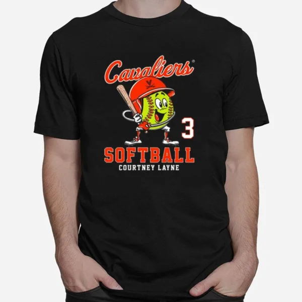 Virginia Cavaliers Ncaa Softball Courtney Layne Unisex T-Shirt