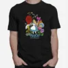 Walking Through The Flowers Alice In Wonderland Unisex T-Shirt