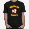 Washington Commies Wc Funny American Football Nickname Wc Unisex T-Shirt