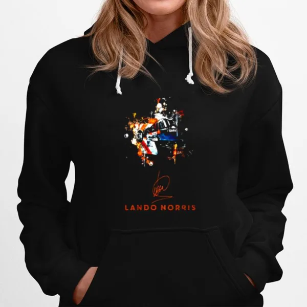 Watercolor Design Lando Norris Helmet F1 Unisex T-Shirt