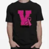 We Wear Pink Breast Cancer Awareness Vikings Football Unisex T-Shirt