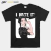 Wednesday Addams I Hate I Unisex T-Shirt