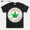 Weed Cannabis Stoned Smoke 420 Culture Smoking Graphic Unisex T-Shirt