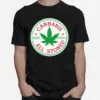 Weed Cannabis Stoned Smoke 420 Culture Smoking Graphic Unisex T-Shirt