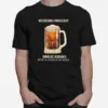 Weekend Forecast Horse Riding With A Chance Of Beer Unisex T-Shirt