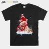 Welcome Merry Christmas Funny Pig Unisex T-Shirt