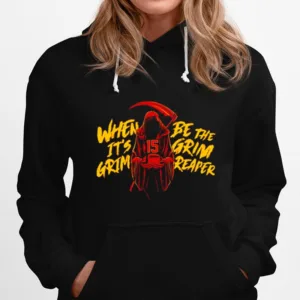 When It? Grim The Grim Reaper Orange For Halloween Unisex T-Shirt