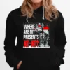 Where Are My Presents Santa At At Christmas Lights Unisex T-Shirt