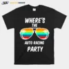 Wheres The Auto Tacing Party Sunglasses Vintage Unisex T-Shirt