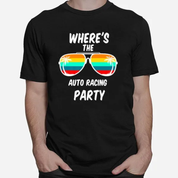 Wheres The Auto Tacing Party Sunglasses Vintage Unisex T-Shirt