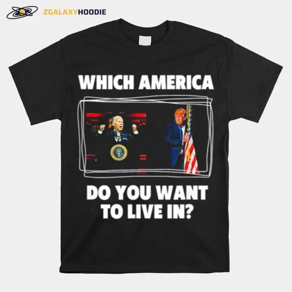 Which America Do You Want To Live In Anti Biden Pro Trump Unisex T-Shirt