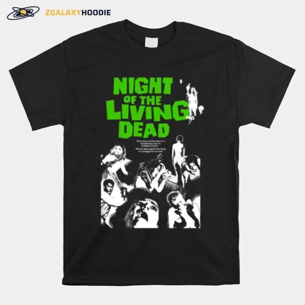 White Art Night Of The Living Dead Unisex T-Shirt