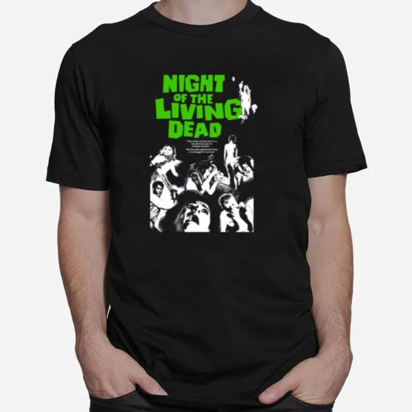 White Art Night Of The Living Dead Unisex T-Shirt